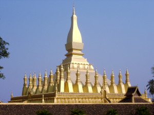 Goldene Pagode in Laos